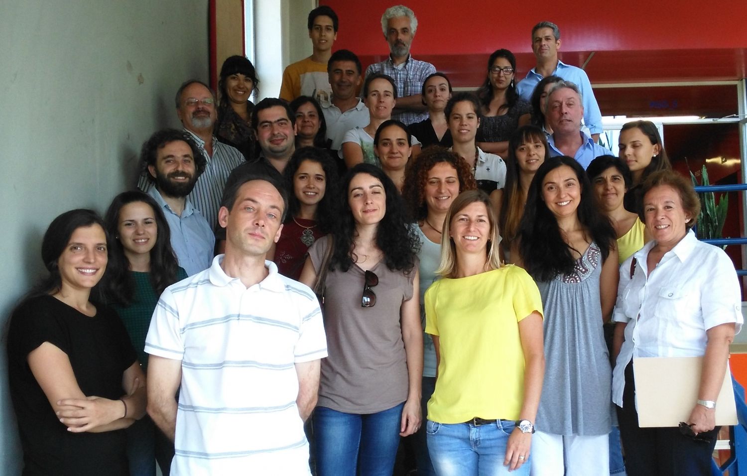 A turma da primeira edição do módulo de Deteção Remota - Temperatura da Superfície do Mar e Cor do Oceano. (Fonte: Projeto SOPHIA)