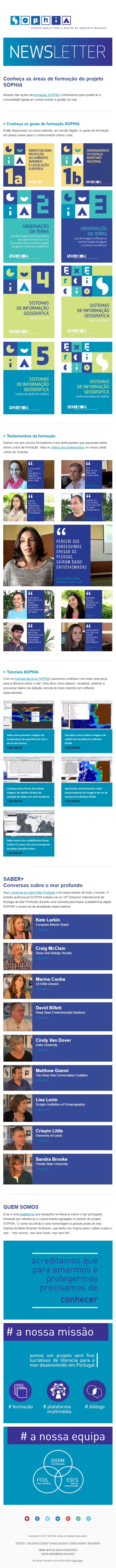 [Newsletter 1] Projeto SOPHIA